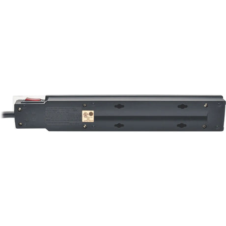 EATON Tripp Lite Surge Protector Power Strip 6 Outlet Tel/Modem 6 ft Cord Black - 6 x NEMA 5-15R - 1800 VA - 1440 J - 120 V AC Input - Phone/DSL - TLP606SSTELB