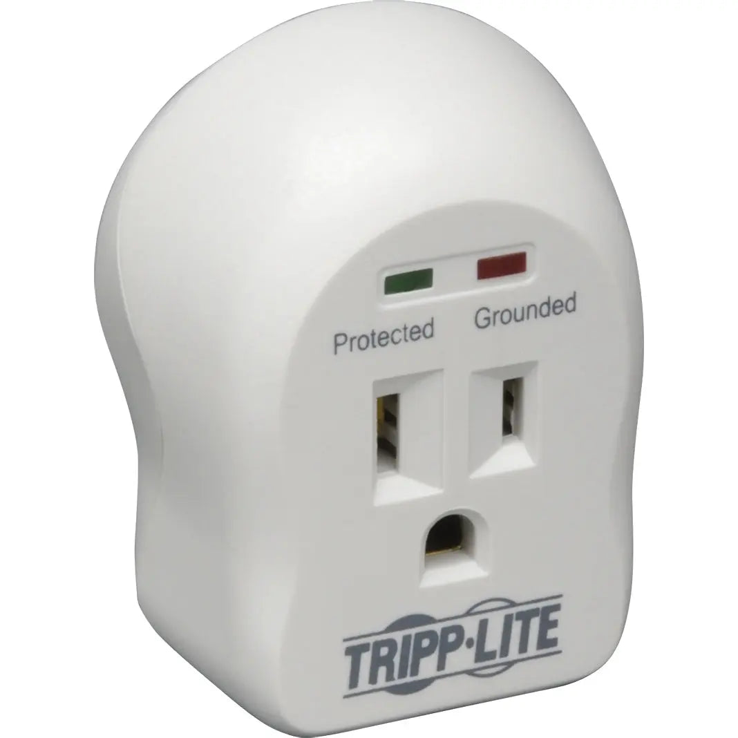 EATON Tripp Lite Surge Protector Wallmount Direct Plug In 120V 1 Outlet 600 Joule - Receptacles: 1 x NEMA 5-15R - 600J - SPIKECUBE