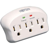 EATON Tripp Lite Surge Protector Wallmount Direct Plug In 3 Outlet 660 Joules - 3 x NEMA 5-15R - 1875 VA - 660 J - 120 V AC Input - 120 V AC Output - SK3-0
