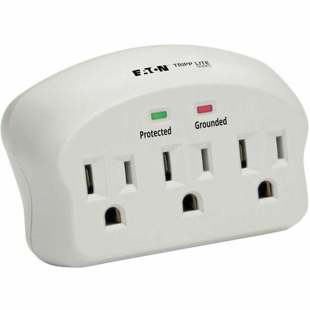 EATON Tripp Lite Surge Protector Wallmount Direct Plug In 3 Outlet 660 Joules - 3 x NEMA 5-15R - 1875 VA - 660 J - 120 V AC Input - 120 V AC Output - SK3-0