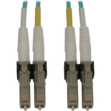 EATON Tripp Lite Switchable Fiber Optic Cable 400G MMF 50/125 Duplex LC-PC M/M 4M - 13.12 ft Fiber Optic Network Cable for Network Device, Switch, Patch Panel - First End: 2 x LC/PC Network - Male - Second  - N820X-04M