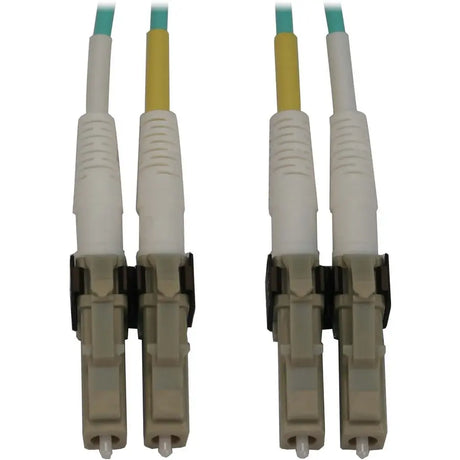 EATON Tripp Lite Switchable Fiber Optic Cable 400G MMF 50/125 Duplex LC-PC M/M 8M - 26.25 ft Fiber Optic Network Cable for Switch, Patch Panel, Network Device - First End: 2 x LC/PC Network - Male - Second  - N820X-08M