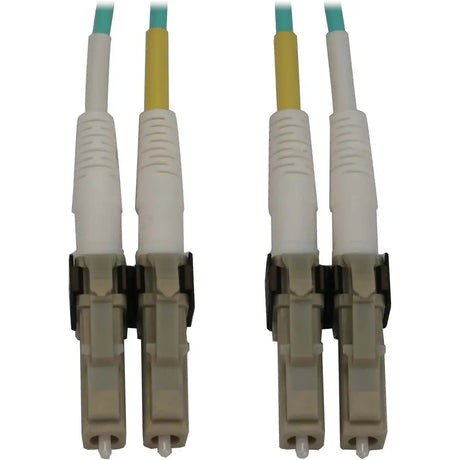 EATON Tripp Lite Switchable Fiber Optic Cable 400G MMF 50/125 Duplex LC-PC MM 10M - 32.81 ft Fiber Optic Network Cable for Network Device, Switch, Patch Panel - First End: 2 x LC/PC Network - Male - Second  - N820X-10M