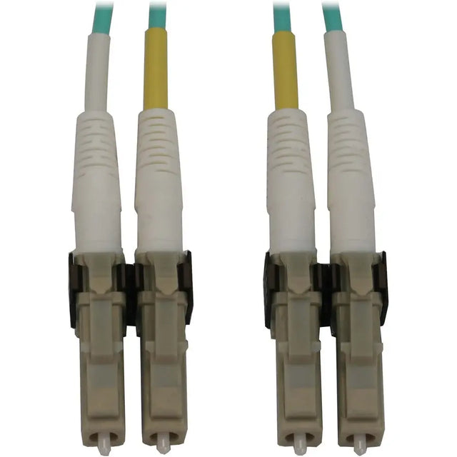 EATON Tripp Lite Switchable Fiber Optic Cable 400G MMF 50/125 Duplex LC-PC MM 10M - 32.81 ft Fiber Optic Network Cable for Network Device, Switch, Patch Panel - First End: 2 x LC/PC Network - Male - Second  - N820X-10M