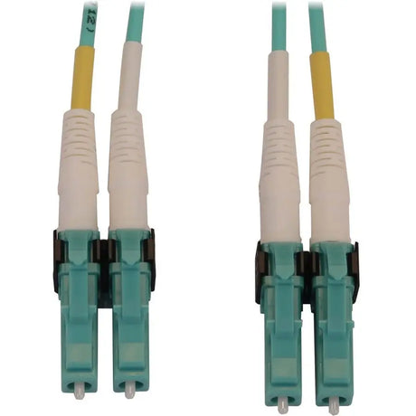 EATON Tripp Lite Switchable Fiber Optic Cable 400G MMF 50 OM4 Duplex LC-PC M/M 5M - 16.40 ft Fiber Optic Network Cable for Network Device, Switch, Patch Panel - First End: 2 x LC/PC Network - Male - Second  - N820X-05M-OM4