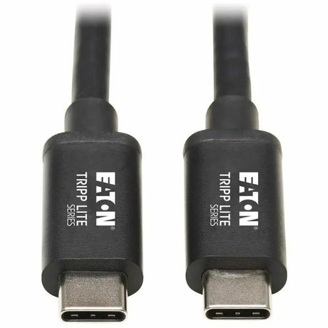 EATON Tripp Lite Thunderbolt 3 Cable 20 Gbps Passive 5A 100W PD 4K USB C M/M 1M - 3.28 ft Thunderbolt 3 Video/Data Transfer Cable for MacBook, Chromebook, Ultrabook, External Hard Drive, Docking Station, Mo...  - MTB3-01M-5A-B