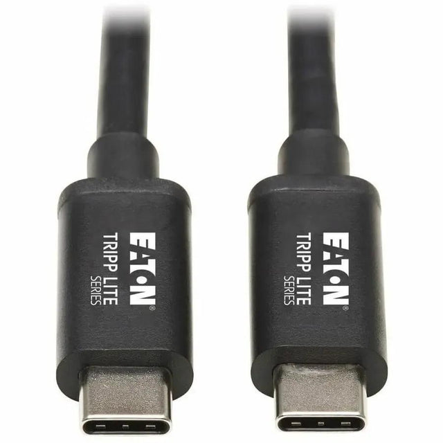 EATON Tripp Lite Thunderbolt 3 Cable 20 Gbps Passive 5A 100W PD 4K USB C M/M 1M - 3.28 ft Thunderbolt 3 Video/Data Transfer Cable for MacBook, Chromebook, Ultrabook, External Hard Drive, Docking Station, Mo...  - MTB3-01M-5A-B