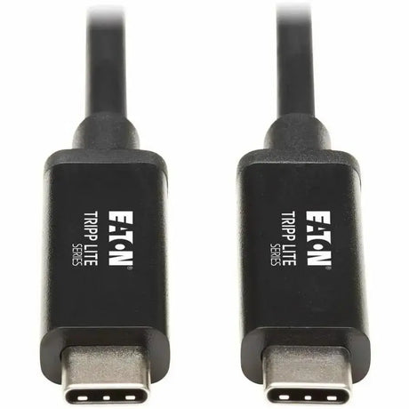 EATON Tripp Lite Thunderbolt 3 Cable 40 Gbps Active 5A 100W PD 4K USB C M/M 2M - 6.56 ft Thunderbolt 3 Video/Data Transfer Cable for MacBook, Chromebook, Ultrabook, External Hard Drive, Docking Station, Mon...  - MTB3-02M-5A-AB