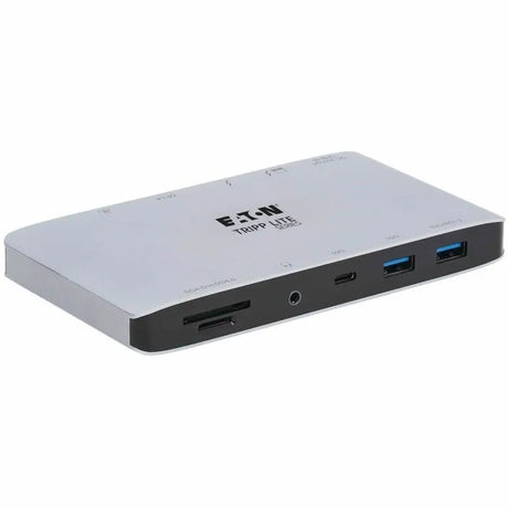 EATON Tripp Lite Thunderbolt 3 Dock Dual Display 8K DisplayPort USB A/C Hub Gbe - for Notebook - USB Type C - 5 x USB Ports - Network (RJ-45) - DisplayPort - Audio Line Out - Thunderbolt - Wired - MTB3-DOCK-03
