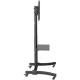 EATON Tripp Lite TV Mobile Flat-Panel Floor Stand Cart Height Adjustable LCD- 37" to 70" TVs and Monitors - Up to 70" Screen Support - 88 lb Load Capacity - 1 x Shelf(ves) - 67.5" Height x 27.6" Width x 27. - DMCS3770L