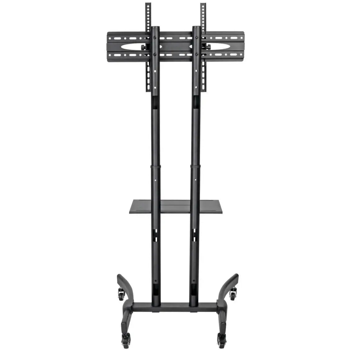 EATON Tripp Lite TV Mobile Flat-Panel Floor Stand Cart Height Adjustable LCD- 37" to 70" TVs and Monitors - Up to 70" Screen Support - 88 lb Load Capacity - 1 x Shelf(ves) - 67.5" Height x 27.6" Width x 27. - DMCS3770L