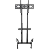 EATON Tripp Lite TV Mobile Flat-Panel Floor Stand Cart Height Adjustable LCD- 37" to 70" TVs and Monitors - Up to 70" Screen Support - 88 lb Load Capacity - 1 x Shelf(ves) - 67.5" Height x 27.6" Width x 27. - DMCS3770L