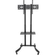 EATON Tripp Lite TV Mobile Flat-Panel Floor Stand Cart Height Adjustable LCD- 37" to 70" TVs and Monitors - Up to 70" Screen Support - 88 lb Load Capacity - 1 x Shelf(ves) - 67.5" Height x 27.6" Width x 27. - DMCS3770L