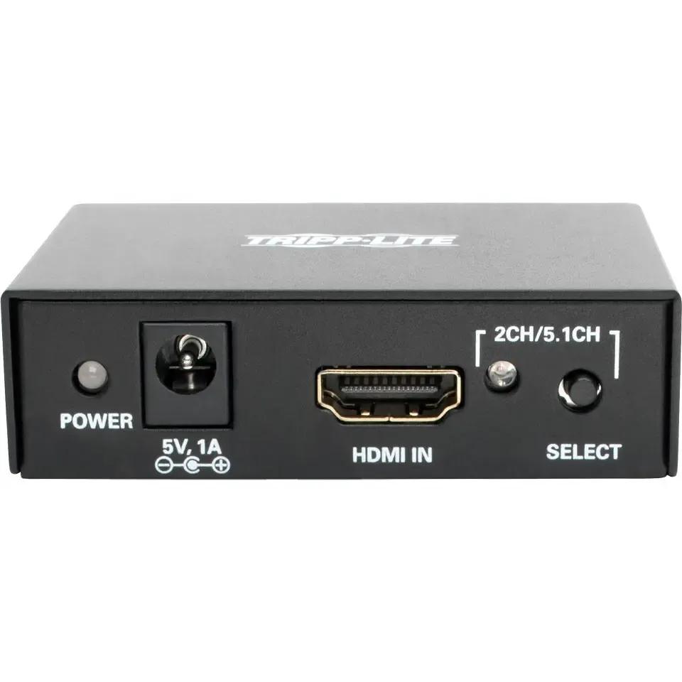 EATON Tripp Lite Ultra High Definition UHD 4Kx2K HDMI Audio De-Embedder Extractor - Functions: Audio De-embedding, Audio Extraction - 3840 x 2160 - Audio Line Out - P130-000-AUDIO