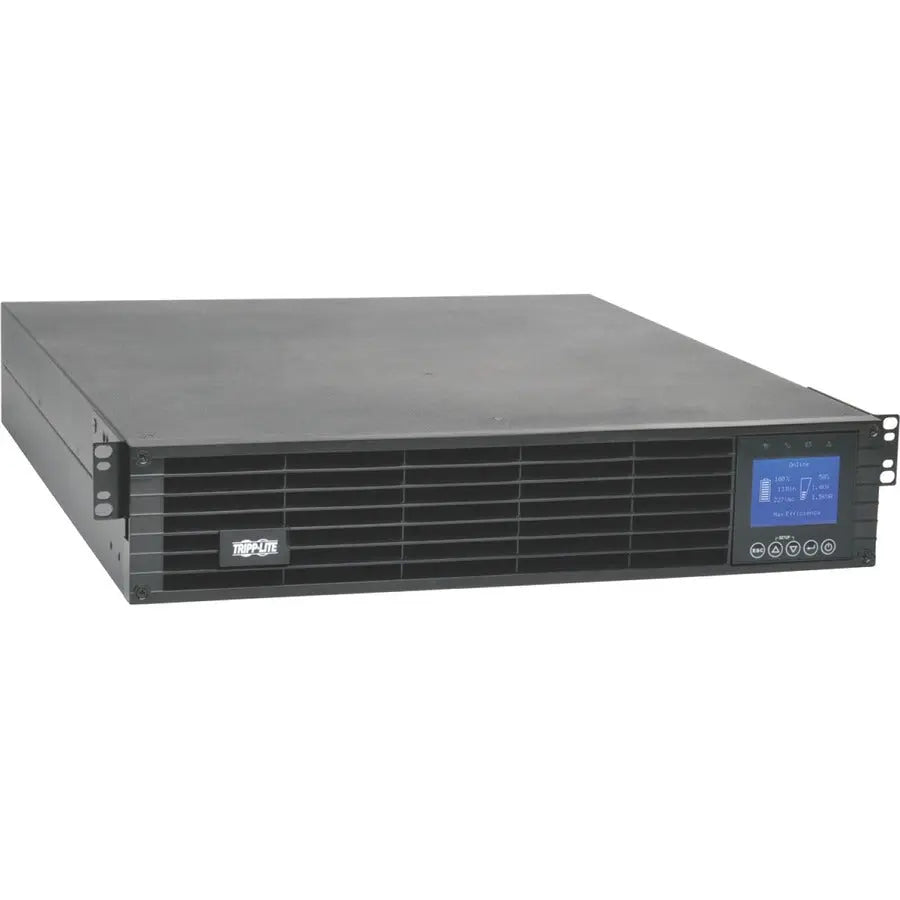 EATON Tripp Lite UPS 3000VA 2700W Smart Online LCD Rackmount 208/240V USB DB9 2U - 2U Rack-mountable - 5 Minute Stand-by - 230 V AC Input - 230 V AC Output - 2 x NEMA L6-20R, 6 x NEMA 6-15/20R - SU3000LCD2UHV