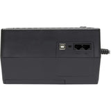 EATON Tripp Lite UPS 600VA 325W Desktop Battery Back Up Compact 120V USB Standby 50/60Hz 5-15P PC - 600VA/300W - 1 Minute Full Load - 10 Outlet x NEMA 5-15R - INTERNET600U