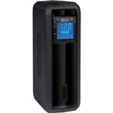 EATON Tripp Lite UPS 650VA 350W Battery Back Up Tower USB LCD AVR 120V 8 outlets - 8 Hour Recharge - 3.20 Minute Stand-by - 110 V AC Input - 120 V AC Output - 8 x NEMA 5-15R - OMNI650LCD