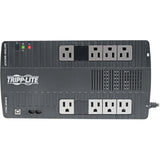 EATON Tripp Lite UPS 700VA 350W Desktop Battery Back Up AVR Compact 120V USB RJ11 50/60Hz - Desktop - 2 Minute Stand-by - 110 V AC Input - 120 V AC Output - 8 x NEMA 5-15R - AVR700U