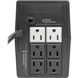 Tripp Lite UPS Desktop 650VA 360W AVR Battery Back Up Compact 120V 6 Outlet - Desktop/Tower - AVR - 8 Hour Recharge - 120 V AC Input - 110 V AC, 115 V AC, 120 V AC Output - 6 x NEMA 5-15R - VS650T EATON