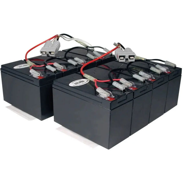 EATON Tripp Lite UPS Replacement Battery Cartridge Kit for select APC UPS Systems 2 sets of 4 - Maintenance-free Lead Acid - RBC12A