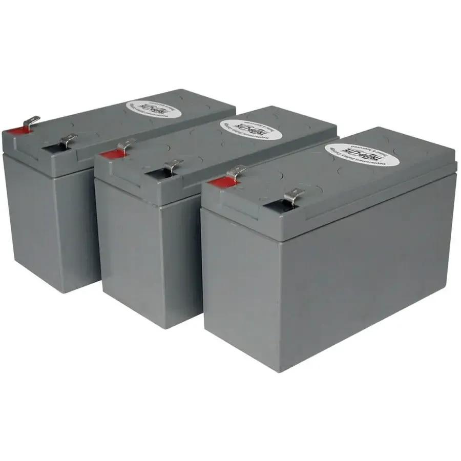 EATON Tripp Lite UPS Replacement Battery Cartridge Kit for select UPS Brands with (3) 12V Batteries - Maintenance-free Lead Acid - RBC53