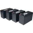 EATON Tripp Lite UPS Replacement Battery Cartridge Kit for select UPS Brands with (4) 12V Batteries - Maintenance-free Lead Acid - RBC54