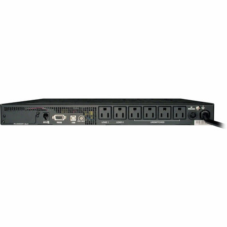EATON Tripp Lite UPS Smart 1000VA 800W Rackmount AVR 120V Pure Sine Wave USB DB9 1URM TAA - 1000 VA/800 W - 4 Minute Stand-by Time - 1U Rack/Tower - 6 x NEMA 5-15R - Surge, Black Out, Brownout, Over Voltage...  - SM1000RM1UTAA