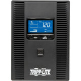 EATON Tripp Lite UPS Smart 1300VA 720W Tower Battery Back Up LCD Back Up AVR Coax RJ45 USB - Tower - 6.30 Hour Recharge - 110 V AC Input - 120 V AC Output - 4 x NEMA 5-15R, 4 x NEMA 5-15R - SMART1300LCDT