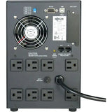 EATON Tripp Lite UPS Smart 1500VA 900W Tower AVR 120V Pure Sine Wave USB DB9 LEDS 8 Outlet - 1500VA/900W - 6 Minute Full Load - 8 x NEMA 5-15R - SMART1500SLT