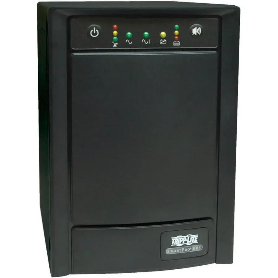 EATON Tripp Lite UPS Smart 750VA 500W Tower AVR 100/110/120V Pure Sign Wave USB DB9 SNMP RJ45 - 750VA/500W - 5 Minute Full Load - 4 x NEMA 5-15R - Battery/Surge-protected, 4 x NEMA 5-15R - Surge-protected - SMART750SLT