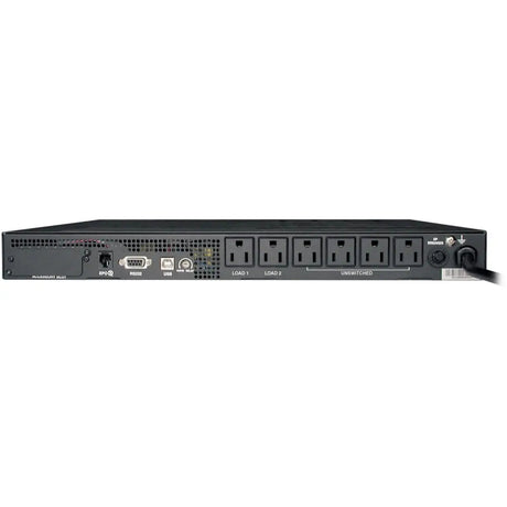 EATON Tripp Lite UPS Smart 750VA 600W Rackmount AVR 120V Pure Sign Wave USB DB9 SNMP 1URM - 750VA/600W - 4.9 Minute Full Load - 6 x NEMA 5-15R - SMART750RM1U