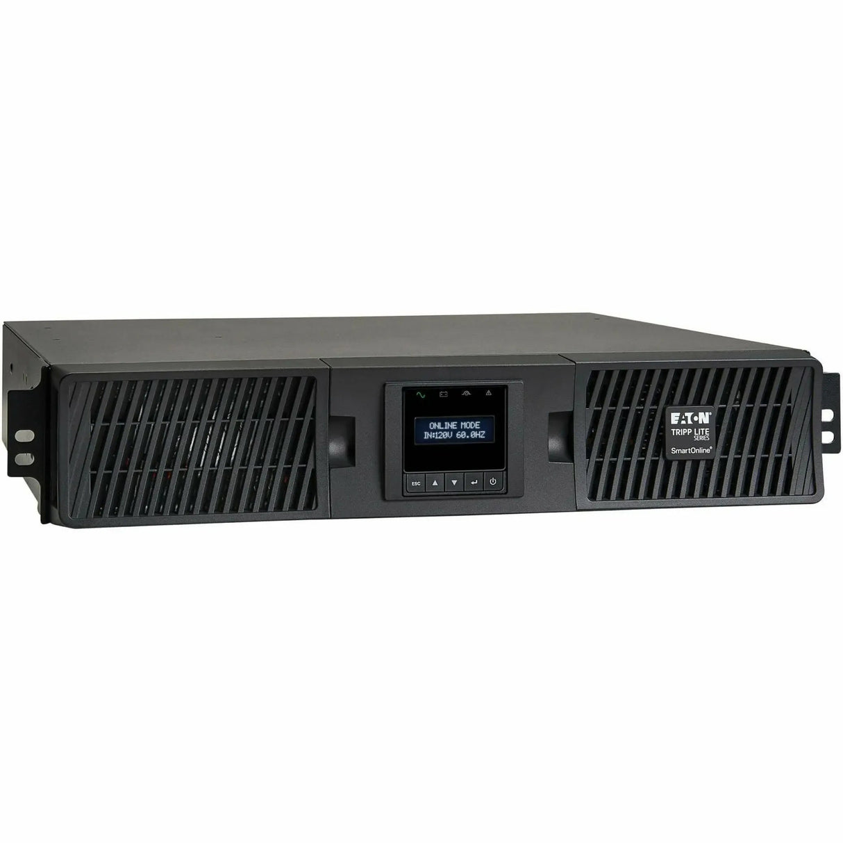 EATON Tripp Lite UPS Smart Online 1500VA 1350W Rackmount 120V LCD USB DB9 Preinstalled SNMPWEBCARD 2URM - 2U Tower/Rack/Wall Mountable - 4.20 Minute Stand-by - 100 V AC, 110 V AC, 115 V AC, 120 V AC, 127 V ...  - SU1500RTXLCDN