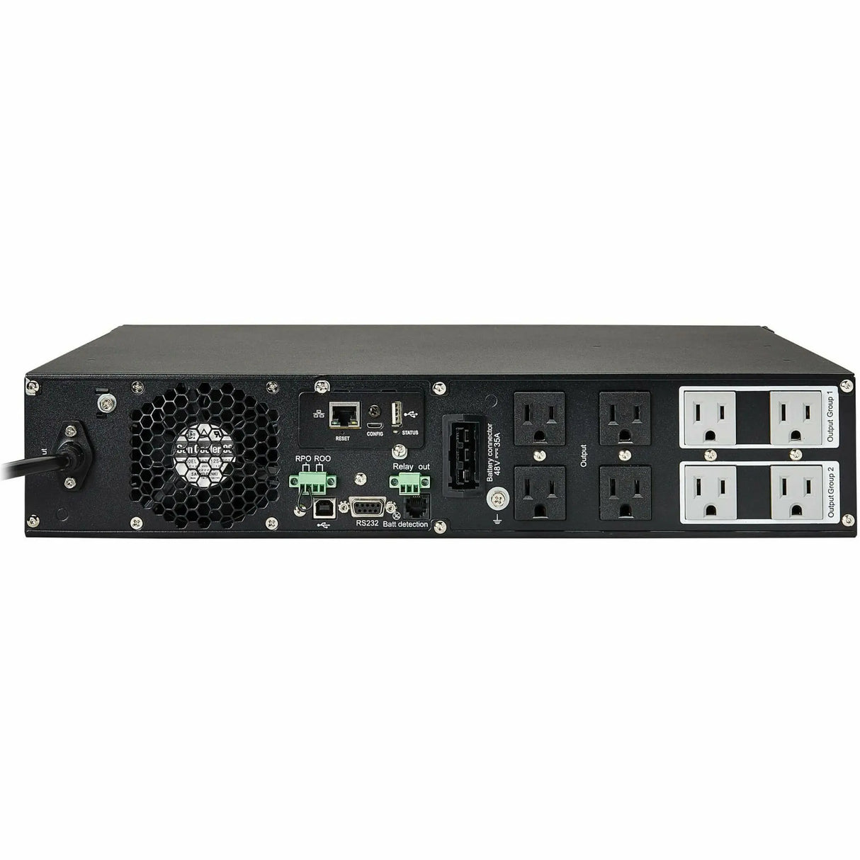 EATON Tripp Lite UPS Smart Online 1500VA 1350W Rackmount 120V LCD USB DB9 Preinstalled SNMPWEBCARD 2URM - 2U Tower/Rack/Wall Mountable - 4.20 Minute Stand-by - 100 V AC, 110 V AC, 115 V AC, 120 V AC, 127 V ...  - SU1500RTXLCDN