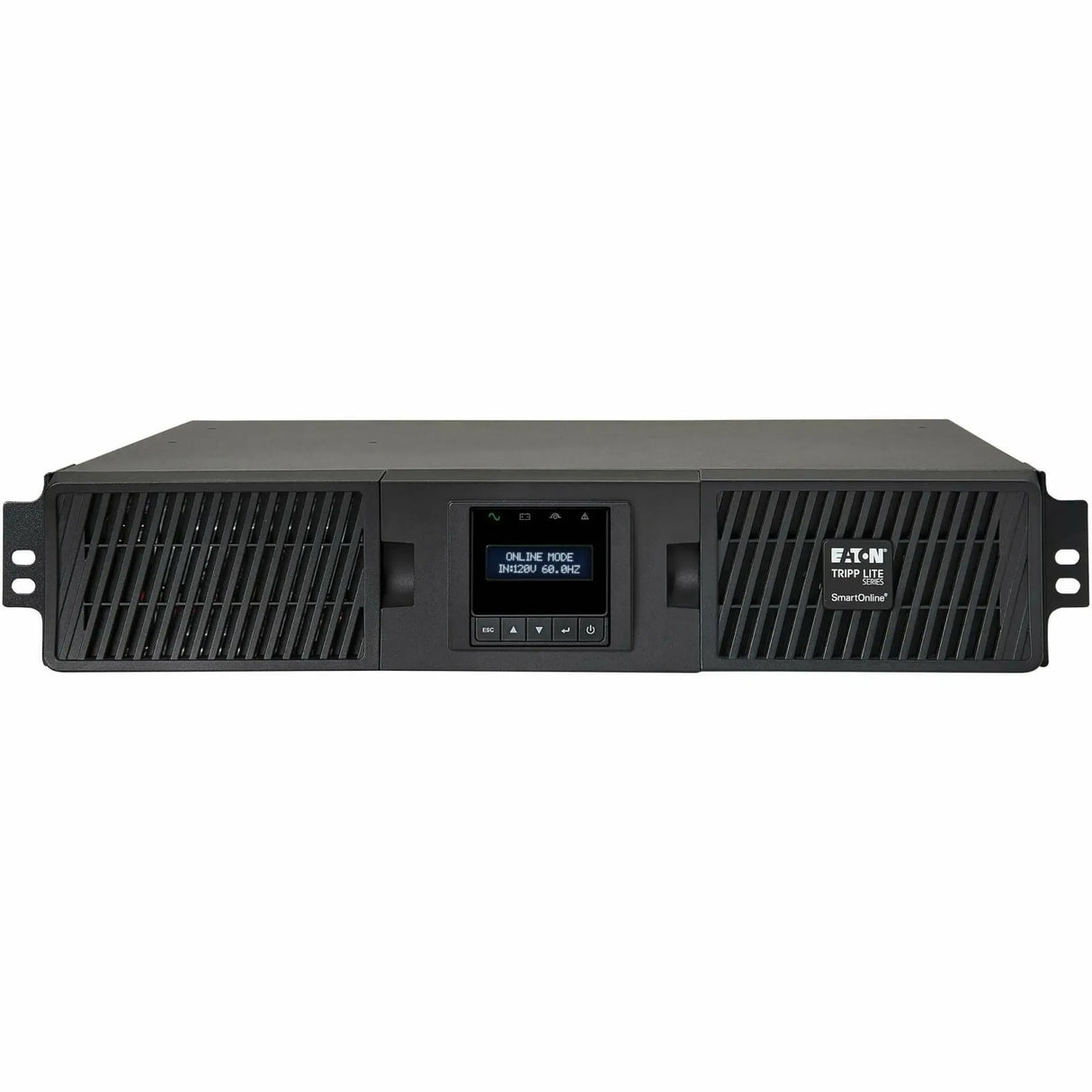 EATON Tripp Lite UPS Smart Online 1500VA 1350W Rackmount 120V LCD USB DB9 Preinstalled SNMPWEBCARD 2URM - 2U Tower/Rack/Wall Mountable - 4.20 Minute Stand-by - 100 V AC, 110 V AC, 115 V AC, 120 V AC, 127 V ...  - SU1500RTXLCDN