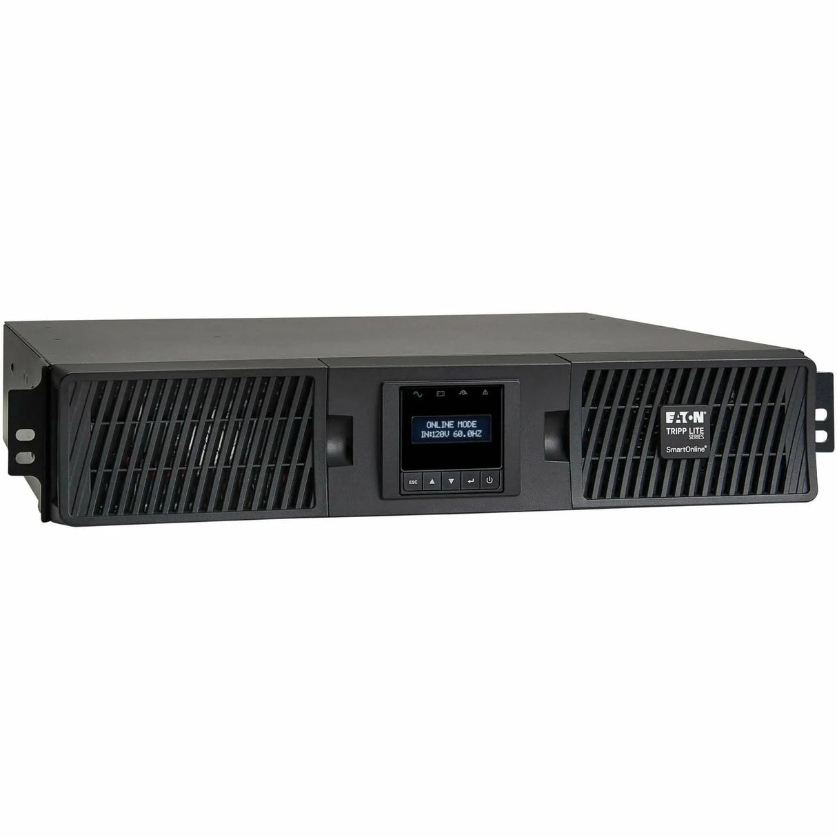 EATON Tripp Lite UPS Smart Online 2200VA 1800W Rackmount 120V LCD USB DB9 Preinstalled SNMPWEBCARD 2URM - 2U Tower/Rack/Wall Mountable - 4 Minute Stand-by - 100 V AC, 110 V AC, 115 V AC, 120 V AC, 127 V AC ...  - SU2200RTXLCDN