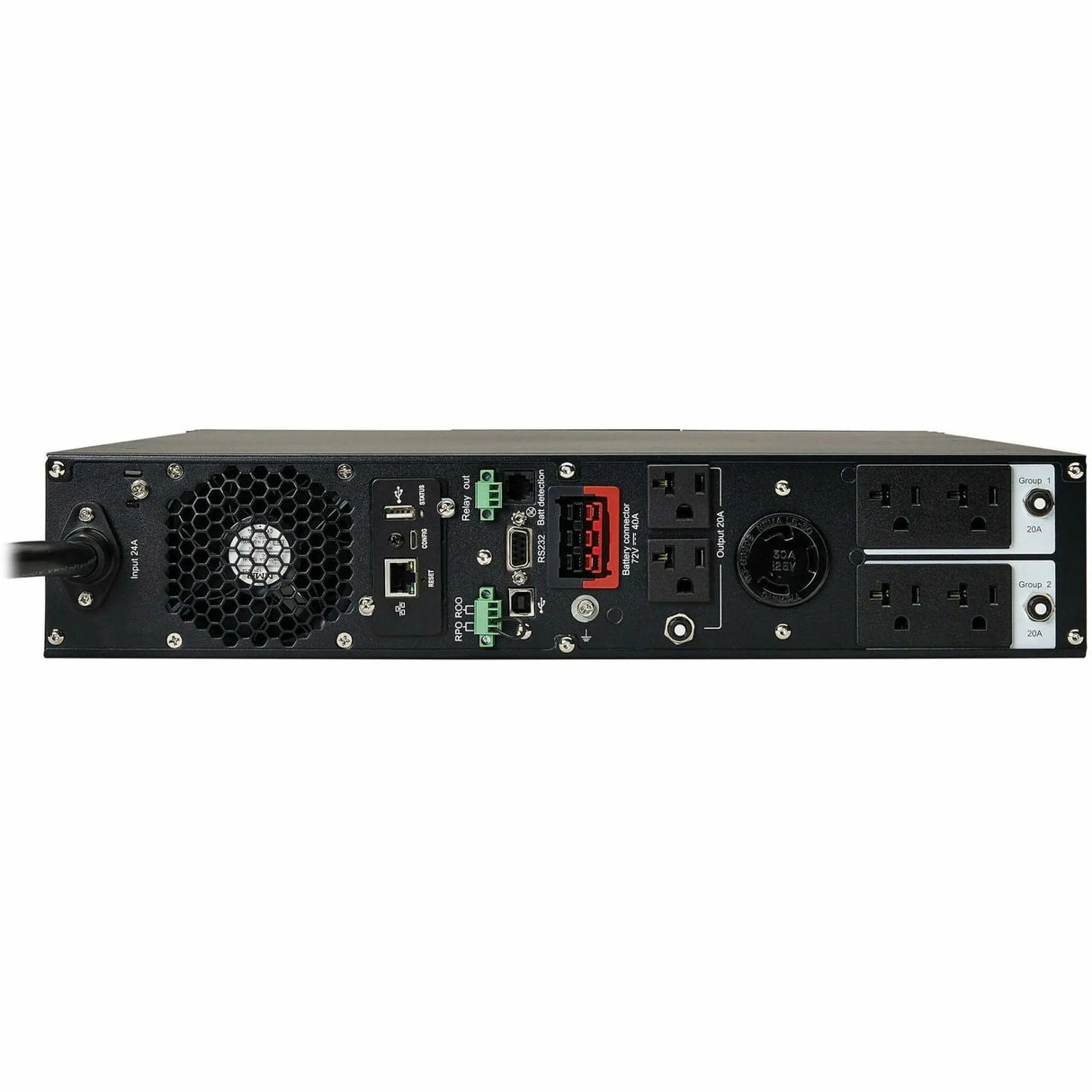 EATON Tripp Lite UPS Smart Online 3000VA 2700W Extended Run 120V LCD USB DB9 2URM - 2U Rack-mountable - 4.10 Minute Stand-by - 120 V AC Input - 100 V AC, 110 V AC, 115 V AC, 120 V AC, 127 V AC Output - 1 x ...  - SU3000RTXLCD2UN