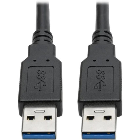 EATON Tripp Lite USB 3.0 SuperSpeed A/A Cable for U325 Keystone Mount Couplers 6' 6ft - USB for Notebook, Chromebook, Tablet - 640 MB/s - 6 ft - 1 x Type A Male USB - 1 x Type A Male USB - Nickel Plated Con...  - U325-006