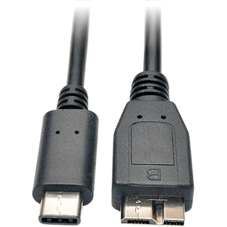 EATON Tripp Lite USB 3.1 Gen 1 5 Gbps Cable USB Type-C USB-C to Micro-B M/M 3' - USB for Hard Drive, Tablet, Ultrabook, Computer, Smartphone - 640 MBps - 3 ft - 1 x Type C Male USB - 1 x Type B Male Micro U...  - U426-003