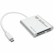 EATON Tripp Lite USB 3.1 Gen 1 Multi-Drive Smart-Card Flash-Memory Media Reader/Writer - SD, SDHC, SDXC, Reduced Size MultiMediaCard (MMC), MMCmobile, MMCplus, microSD, TransFlash, microSDHC, Memory Stick M - U452-003