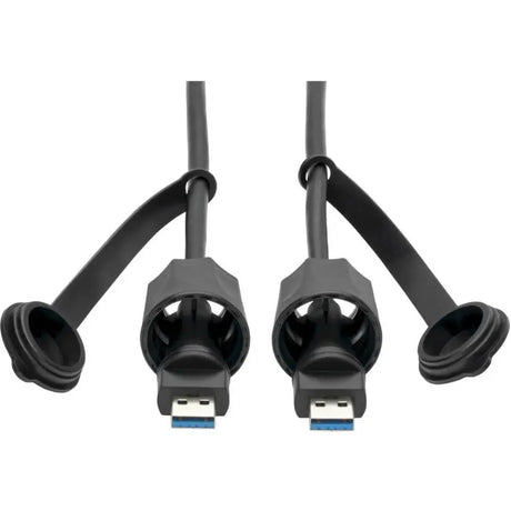 EATON Tripp Lite USB-A Cable SuperSpeed USB 3.0/3.1 Industrial Shielded M/M 10ft - USB for Server, Computer - 640 MB/s - 10 ft - 1 x Type A Male USB - 1 x Type A Male USB - Nickel Plated Connector - Gold Pl...  - U325-010-IND