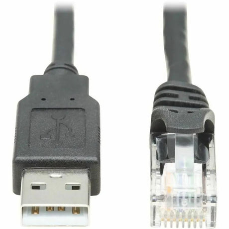 EATON Tripp Lite USB-A to RJ45 Rollover Console Cable Cisco Compatible M/M 6ft - 6 ft RJ-45/USB Data Transfer Cable for Switch, Router, Modem, Computer, Notebook - First End: 1 x RJ-45 Male Network - Second...  - U009-006-RJ45-X