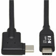 EATON Tripp Lite USB C Cable USB 3.2 Gen 1 60W PD Charging Right-Angle M/M 1M - 3.28 ft Thunderbolt 3 Data Transfer Cable for Smartphone, Computer, Charger, Power Bank, MacBook Pro, Chromebook, Notebook, Do...  - U420-01M-RA
