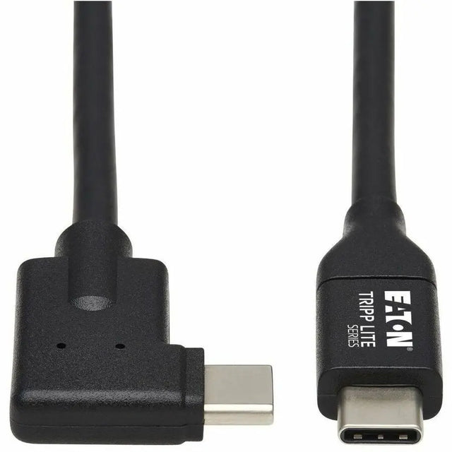 EATON Tripp Lite USB C Cable USB 3.2 Gen 1 60W PD Charging Right-Angle M/M 1M - 3.28 ft Thunderbolt 3 Data Transfer Cable for Smartphone, Computer, Charger, Power Bank, MacBook Pro, Chromebook, Notebook, Do...  - U420-01M-RA