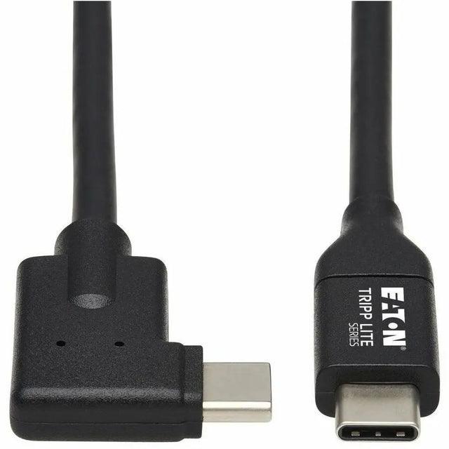 EATON Tripp Lite USB C Cable USB 3.2 Gen 1 Right-Angle 60W PD Charging M/M 2M - 6.56 ft Thunderbolt 3 Data Transfer Cable for Smartphone, Computer, Charger, Power Bank, MacBook Pro, Chromebook, Notebook, Do...  - U420-02M-RA