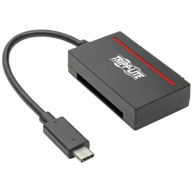 EATON Tripp Lite USB-C CFast 2.0 Card Reader USB 3.1 Gen 1 SATA III Adapter - 1 x HDD Supported - USB 3.1 Type C - Acrylonitrile Butadiene Styrene (ABS) - U438-CF-SATA-5G