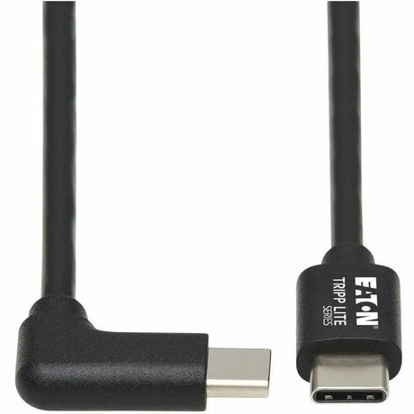 EATON Tripp Lite USB C Charging Cable USB 2.0 M/M 60W PD Charging Right-Angle 1M - 3.28 ft Thunderbolt 3 Data Transfer Cable for Smartphone, Computer, Charger, Power Bank, MacBook Pro, Chromebook, Notebook,...  - U040-01M-C-RA