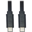 EATON Tripp Lite USB C Charging Transferring Cable USB 2.0 M/M 60W Charging USB Type C 3ft - 3 ft Thunderbolt 3 Data Transfer Cable for Smartphone, Computer, Charger, Power Bank, MacBook Pro, Chromebook, No...  - U040-003-C
