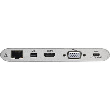EATON Tripp Lite USB-C Docking Station w/ USB-A , HDMI, VGA, mDP, Gbe, Memory Cards 3.5mm, USB C PD Charging 4K @ 30Hz - for Notebook/Tablet PC - USB Type C - 3 x USB Ports - 3 x USB 3.0 - Network (RJ-45) -...  - U442-DOCK1