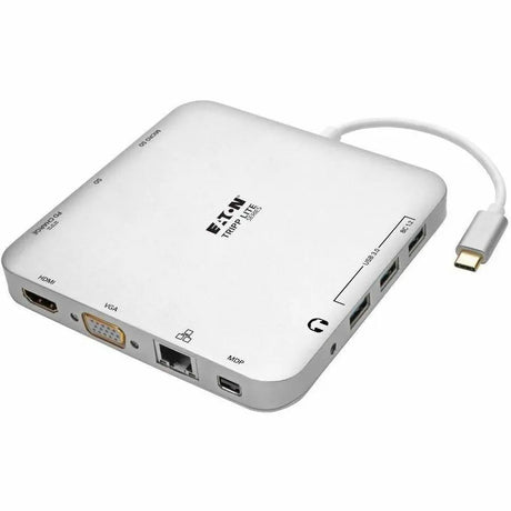 EATON Tripp Lite USB C Docking Station w/ USB Hub mDP HDMI VGA GbE PD Charging 4K, USB-C, USB Type-C - for Notebook/Tablet PC/Desktop PC/Smartphone - 60 W - USB Type C - 4 x USB Ports - 3 x USB 3.0 - Networ...  - U442-DOCK2-S
