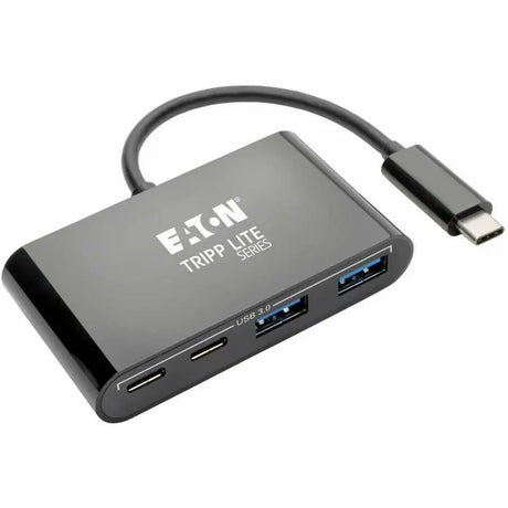EATON Tripp Lite USB C Hub Adapter Portable w 2x USB Type C & 2x USB-A Black - USB Type C - External - 4 USB Port(s) - 2 USB 3.0 Port(s) - PC, Mac - U460-004-2A2CB